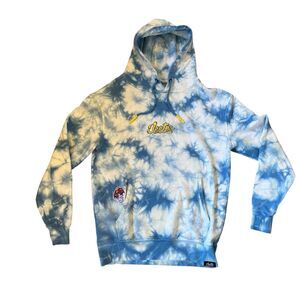 Rare Exclusive Jeeter Clouded Hoodie Hooded Sweatshirt Blue Small